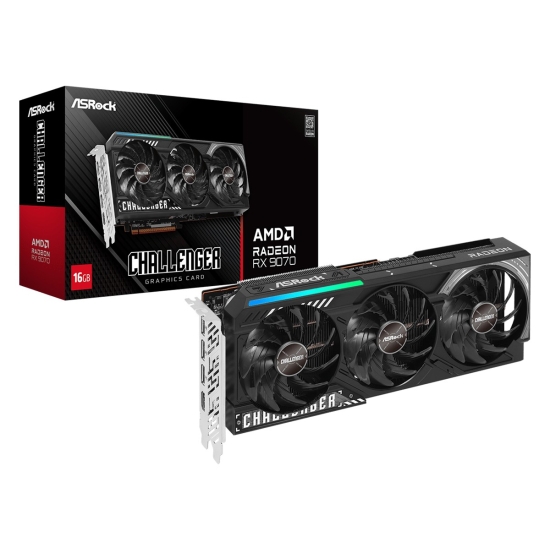 ASROCK AMD Radeon RX 9070 Challenger 16GB